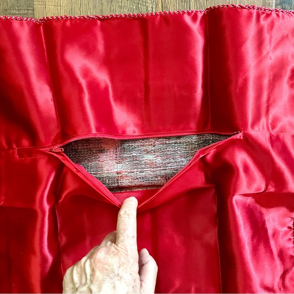 Set of 2 vintage rayon tapestry pillow shams, from Taiwan - NWOT - Picture 8 of 15